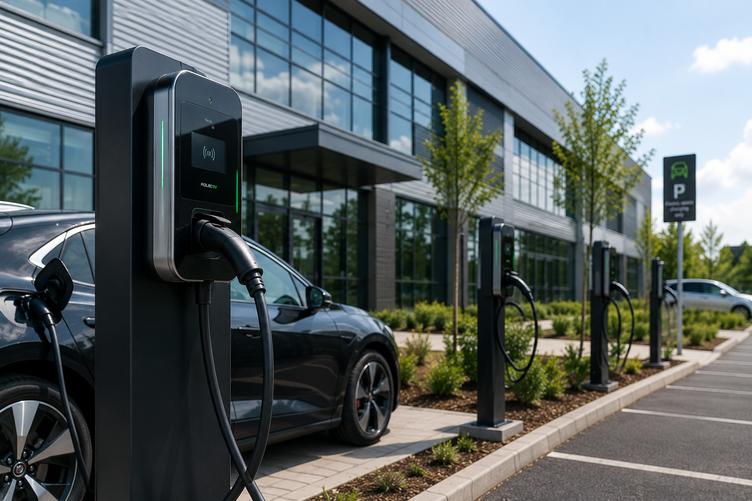 Commercial EV charge points